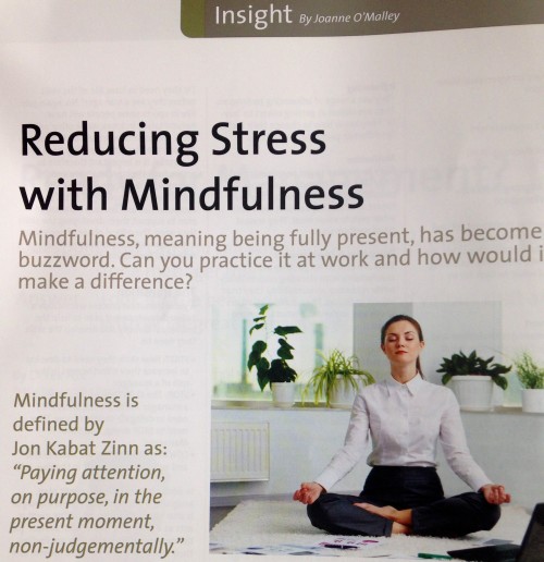 T & D Magazine : Reducing Stress with Mindfulness